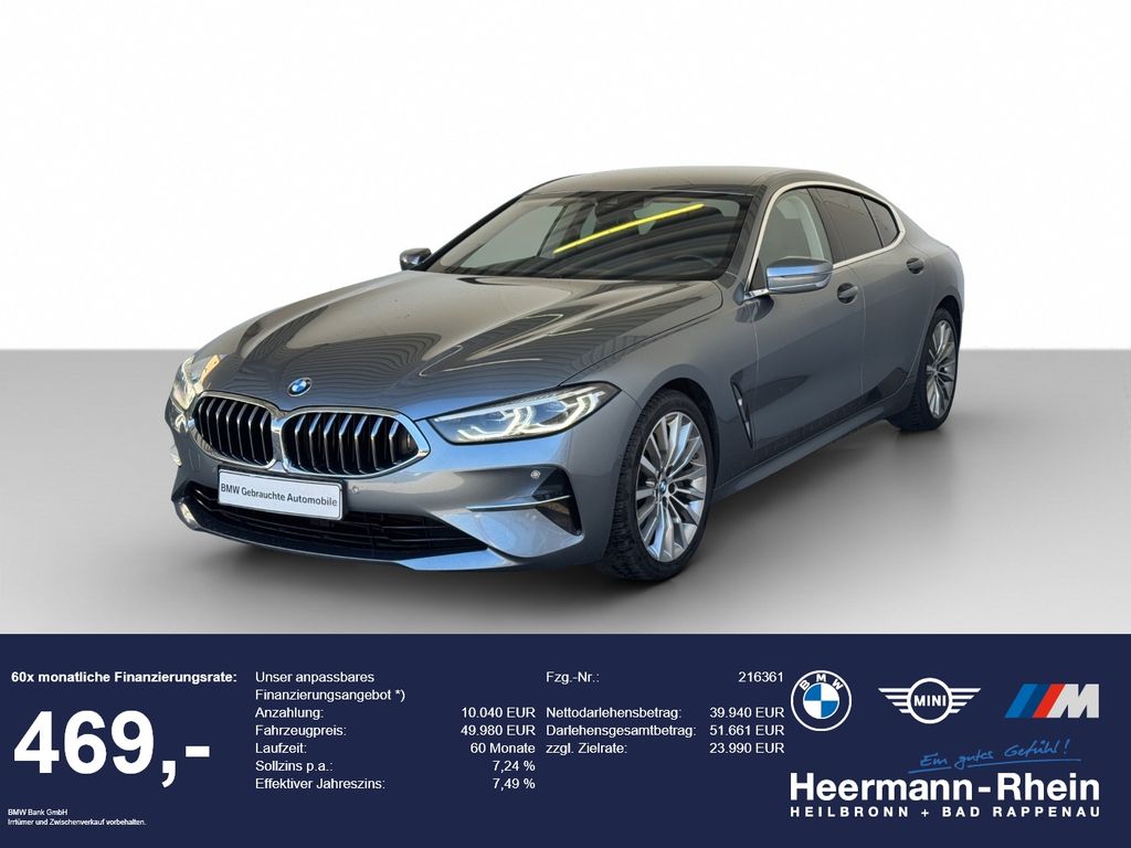 Bild des Angebotes BMW 840iA Gran Coupé LiveCock.Standh.LED.ParkAss.SC
