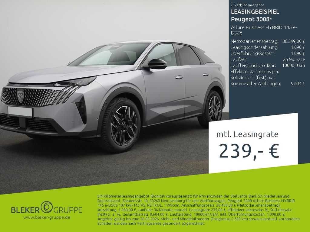 Bild des Angebotes Peugeot 3008 Allure Business HYBRID 145 e-DSC6