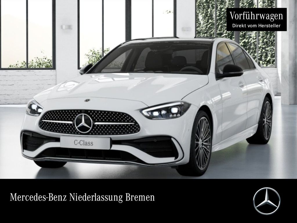 Bild des Angebotes Mercedes-Benz C 200 AMG+NIGHT+PANO+360+AHK+19"+TOTW+KEYLESS+9G