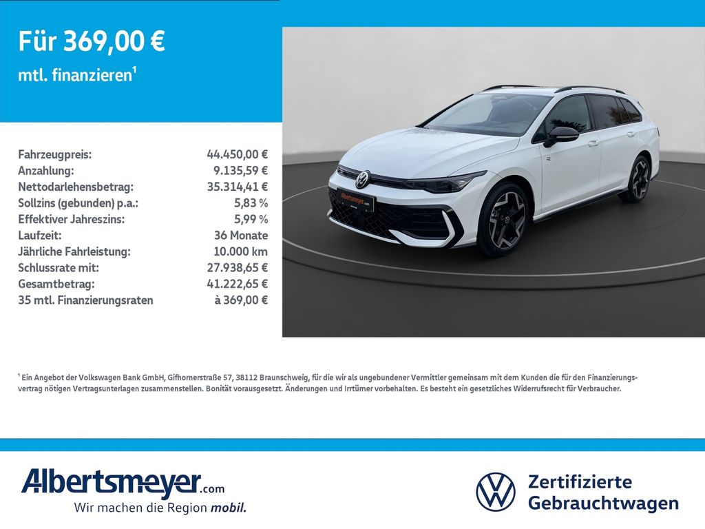 Bild des Angebotes Volkswagen Golf VIII Variant 2.0 TDI R-Line +DSG+NAVI+AHK+