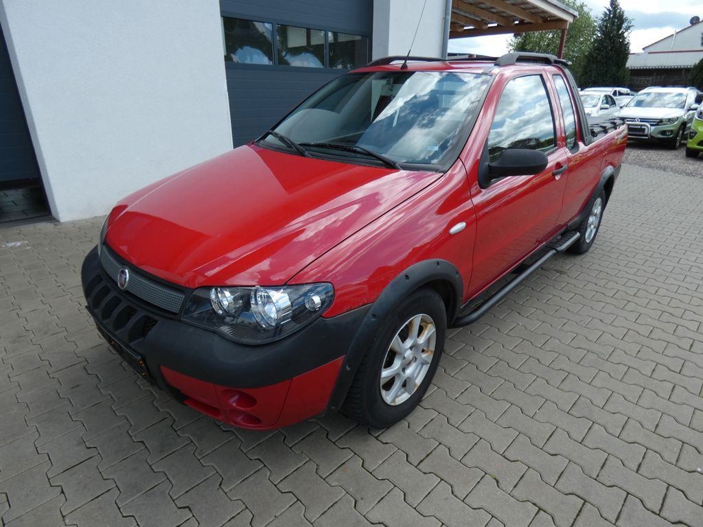 Fiat Strada 1,3 Adventure Pickup Klima Alu Rot