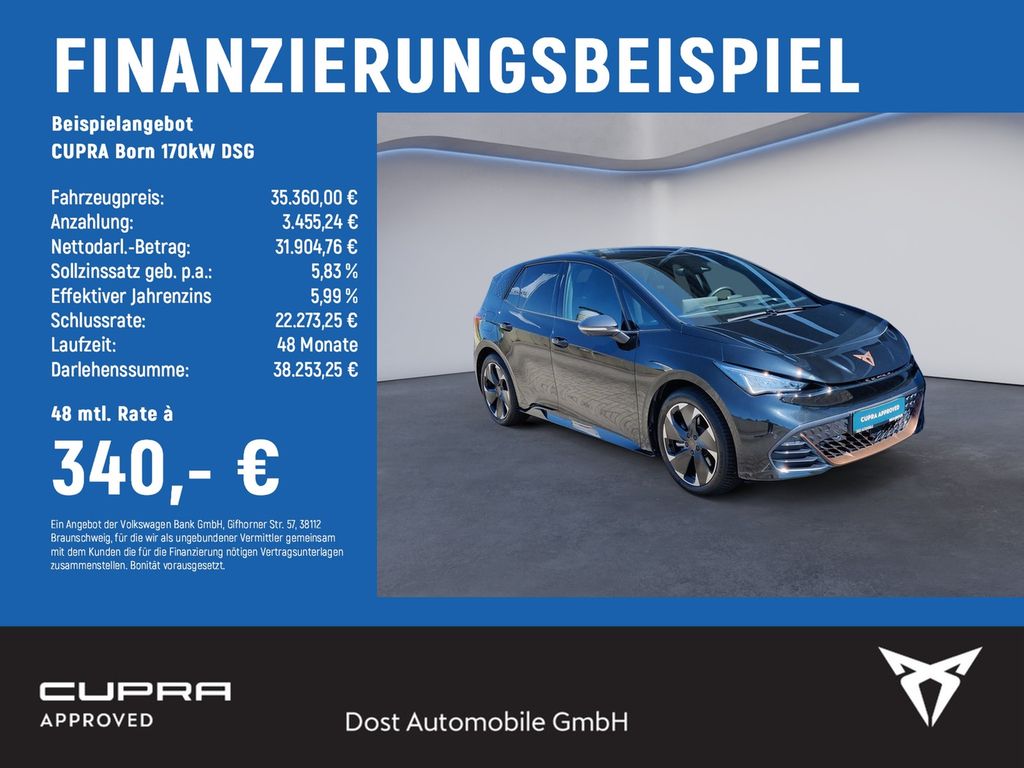 Bild des Angebotes Cupra Born 170kW DSG LED+NAVI+HuD+SHZ+RearView+ACC