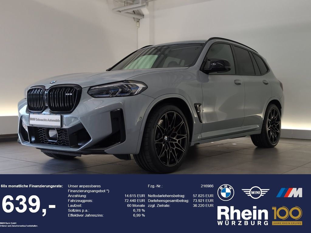Bild des Angebotes BMW X3 M Navi/Laser/AHK/360°/RFK/ACC/HuD/DAB/SLI Nav