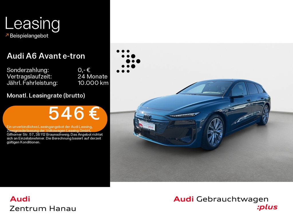 Bild des Angebotes Audi A6 Avant e-tron S-LINE*EDITION-ONE-BLUE*0,25%*MA