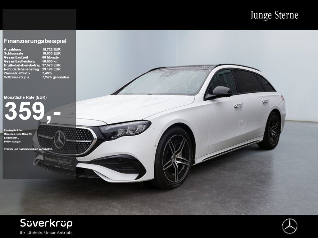 Bild des Angebotes Mercedes-Benz E 200 T , AMG NIGHT AHK DISTR KAMERA PANO SPUR