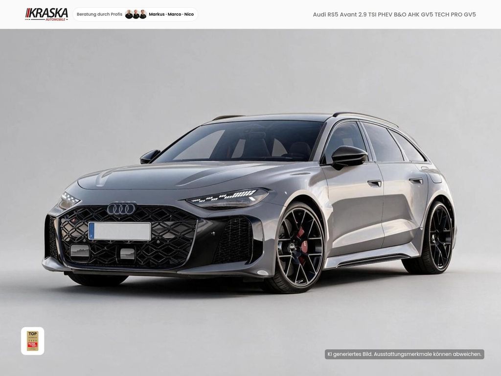 Audi RS5 Avant 2.9 TSI PHEV B&O AHK GV5 TECH PRO GV5