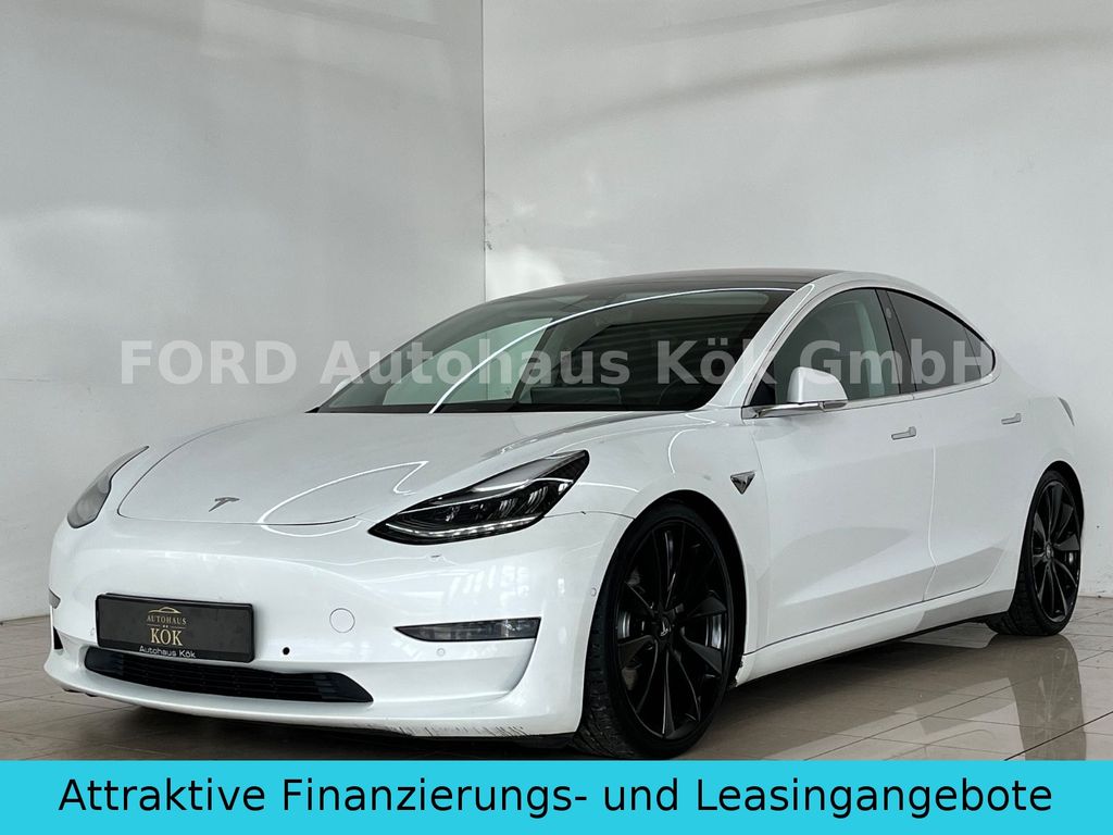 Tesla Model 3 Long Range Dual AWD PANO 360 ACC CARBON
