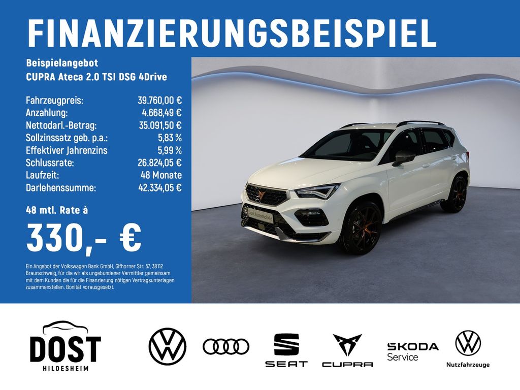 Bild des Angebotes Cupra Ateca 2.0 TSI DSG 4Drive NAVI+LED
