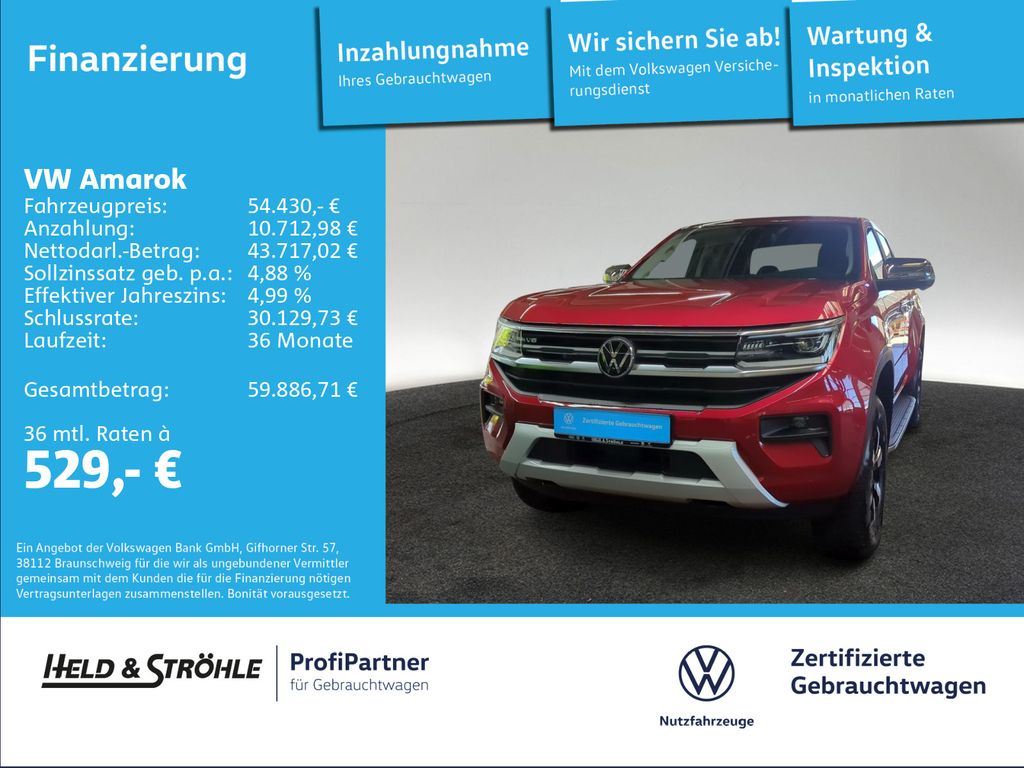 Bild des Angebotes Volkswagen Amarok Style 3.0 TDI 4M AHK LEDER MATRIX STANDHZ