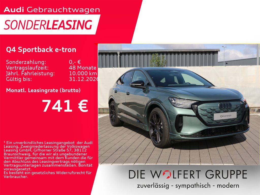 Audi Q4 Sportback e-tron quattro S line*0,25*HuD*AHK