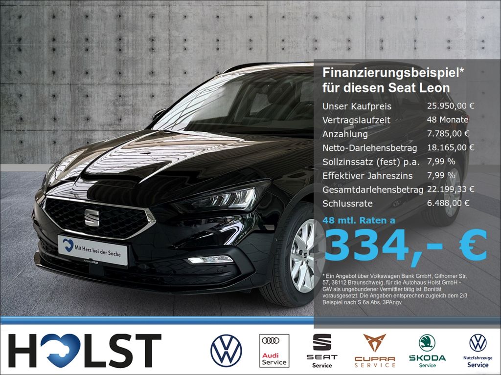 Bild des Angebotes Seat Leon Sportstourer 1.5TSI Style AppConnect LED Ne