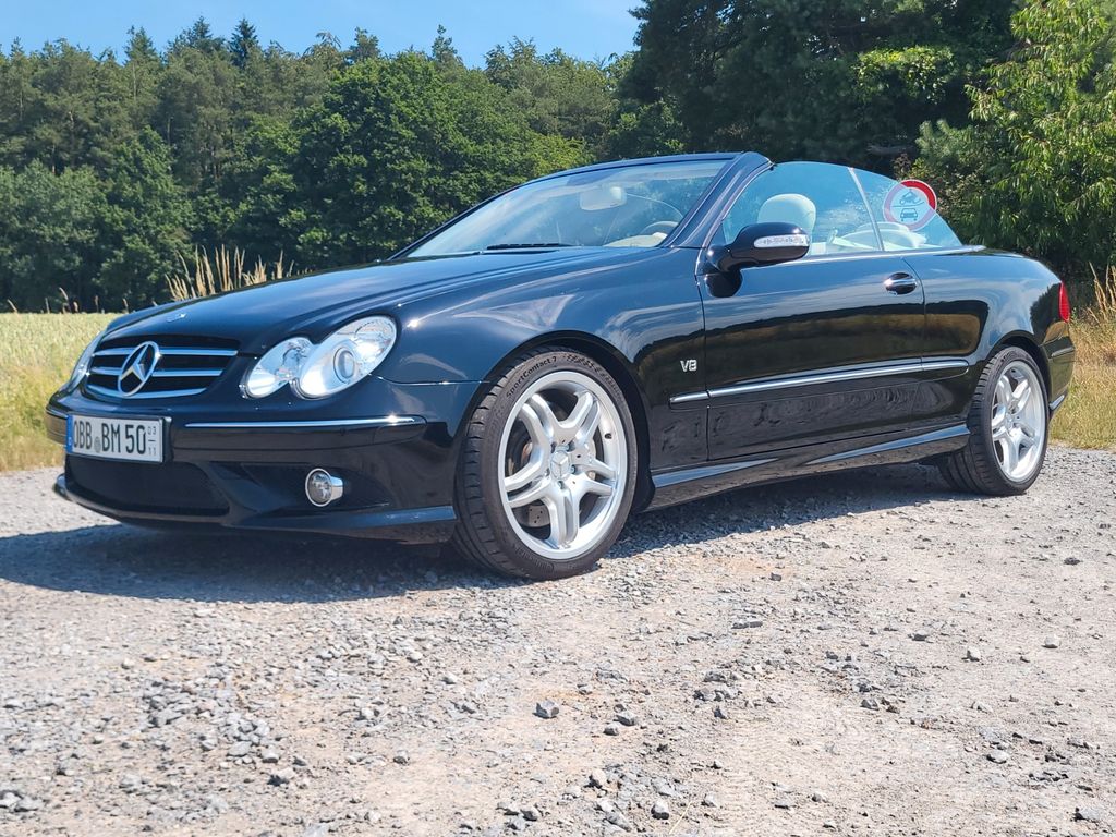 Bild des Angebotes Mercedes-Benz CLK 550 Cabrio AMG 4Rohr scheckheft 18"