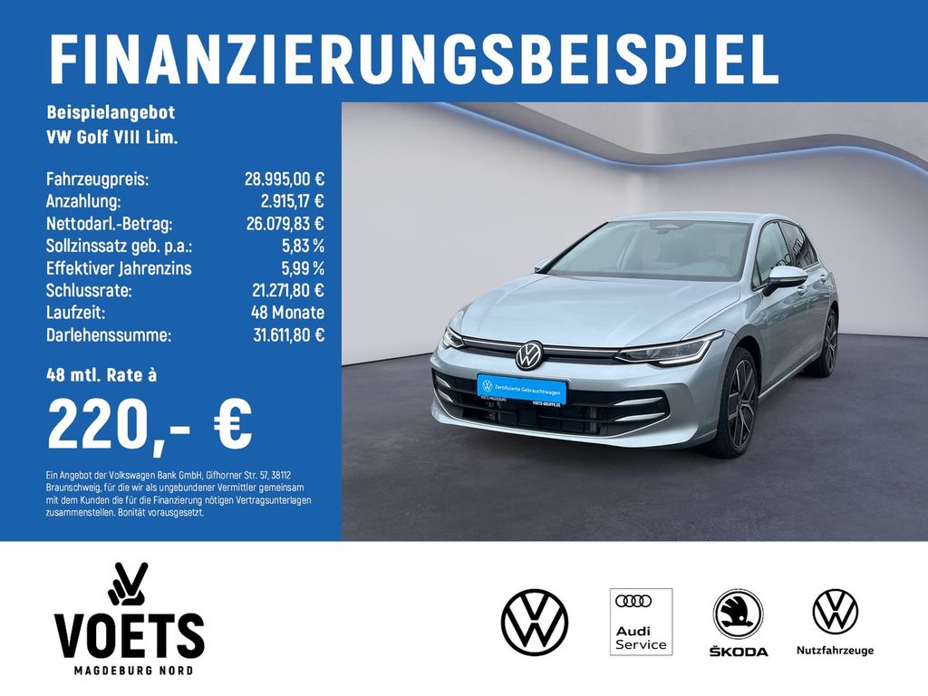Bild des Angebotes Volkswagen Golf VIII Lim. 1.5 eTSI 85 kW Life Winter+Licht/