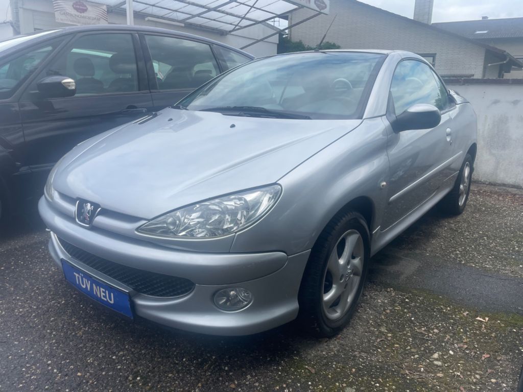 Peugeot 206 CC CABRIO Quiksilver KLIMA TÜV+SERVICE NEU !