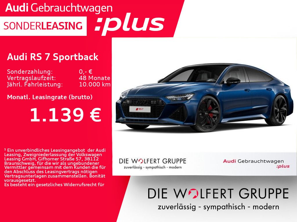 Bild des Angebotes Audi RS 7 Sportback RS-SPORTAGA*ALLRADLENKUNG*360°