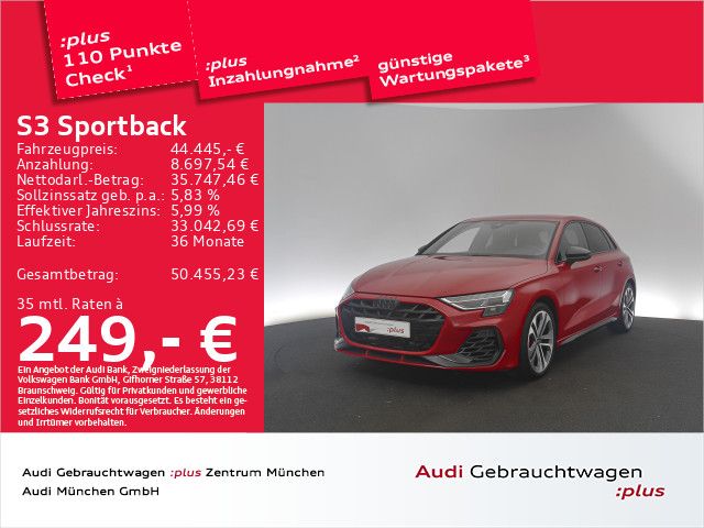 Bild des Angebotes Audi S3 Sportback TFSI S tronic Matrix/Navi+
