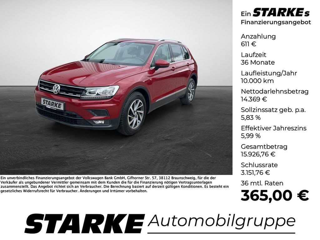 Bild des Angebotes Volkswagen Tiguan 1,4TSI Sound BMT/Start-Stopp AHK Navi LE