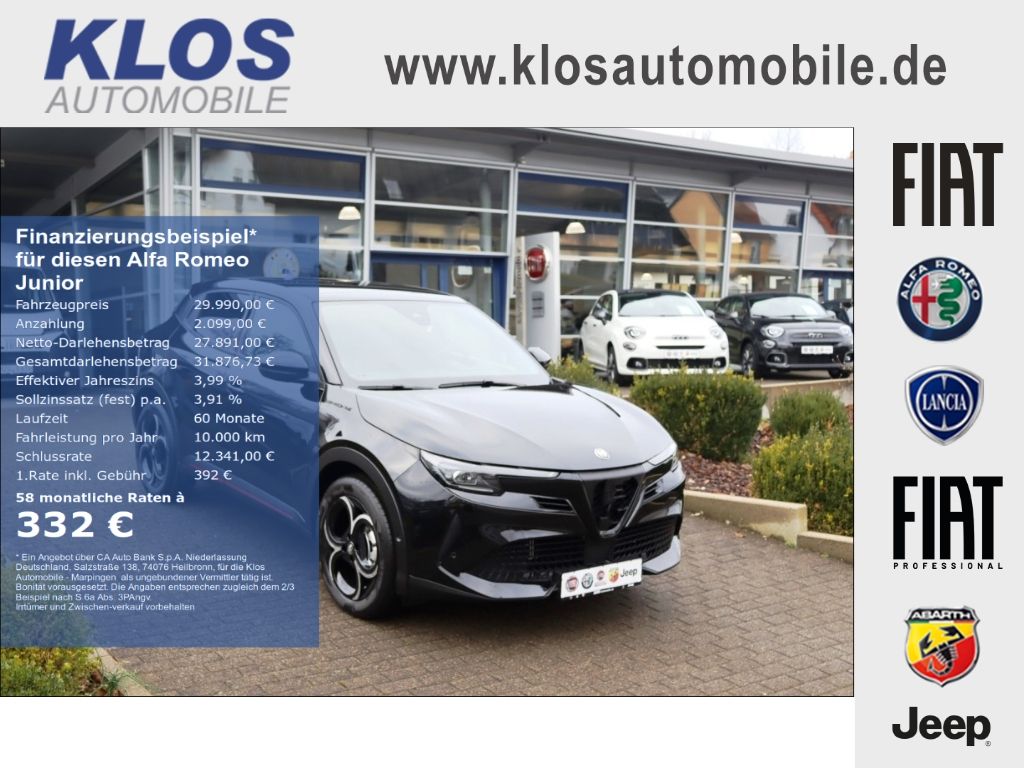 Bild des Angebotes Alfa Romeo Junior IBRIDA SPECIALE 1.2 VGT 145PS DCT6 SCHIEB