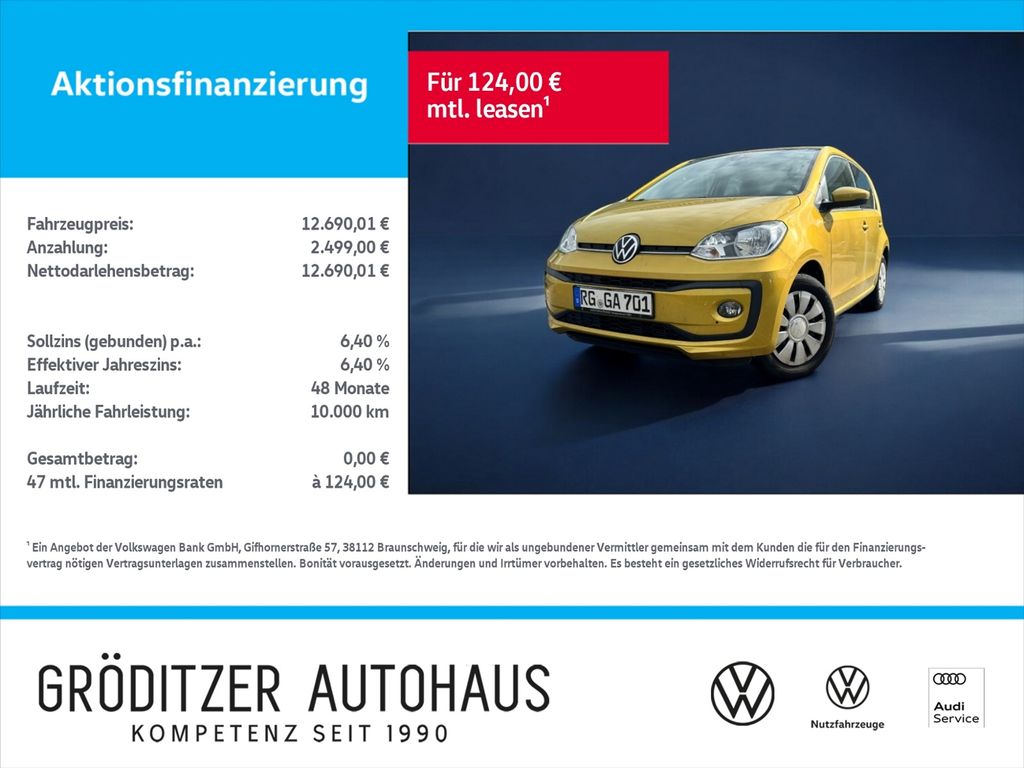Bild des Angebotes Volkswagen up! move CAM|Klima|SHZ|GRA