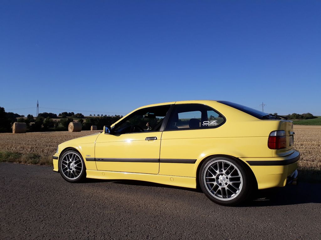 BMW 316i E36 316i Compact M Paket Dakargelb TÜV NEU!