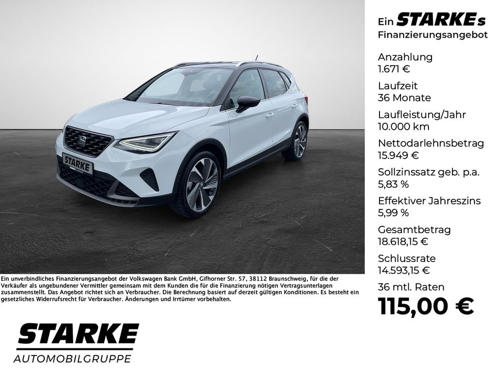 Bild des Angebotes Seat Arona FR 1.0 TSI 6-Gang Navi LED Kamera PDC LM