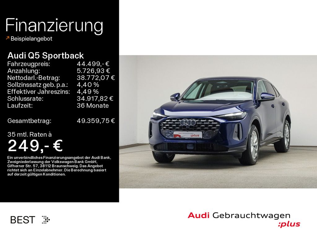 Bild des Angebotes Audi Q5 Sportback TFSI quattro advanced*NAVI*LED*KAME