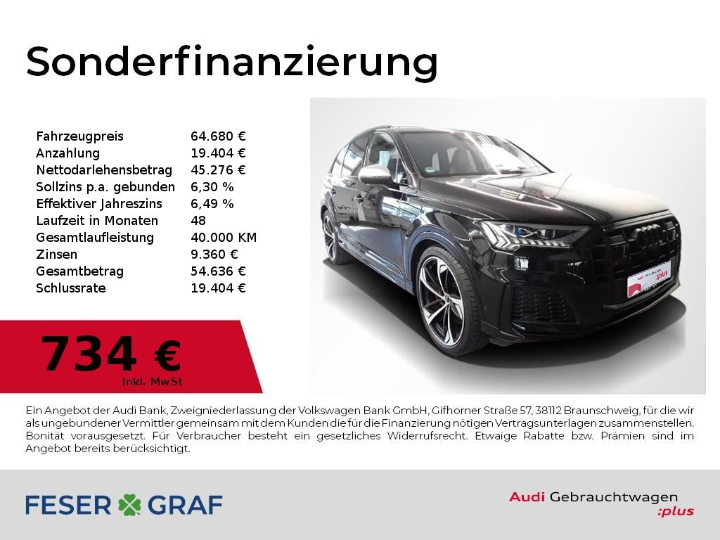 Bild des Angebotes Audi SQ7 TFSI AHK,B&O,HDMatrix,Pano,HUD,7-Sitze,Leder