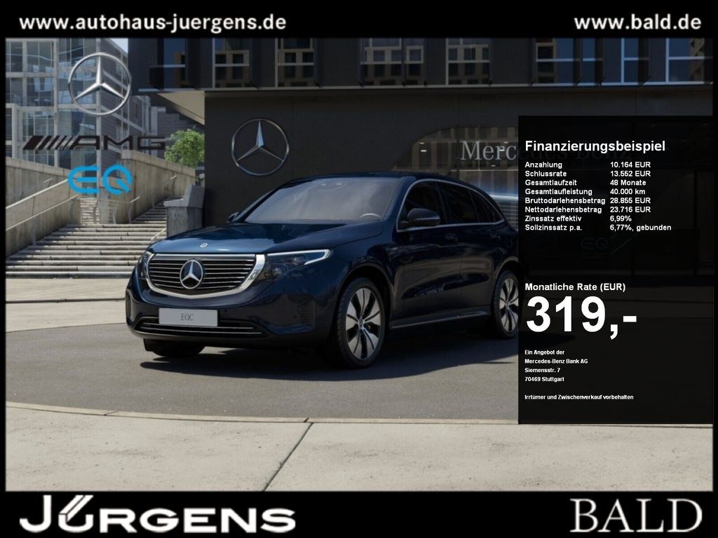 Bild des Angebotes Mercedes-Benz EQC 400 4M ElectricArt/Multibeam/Cam/AHK/Ledern