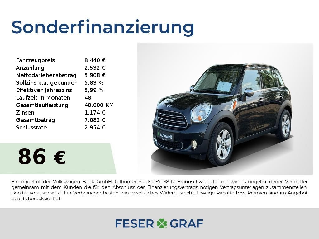 Bild des Angebotes MINI One Countryman LED/SHZ/PDZ