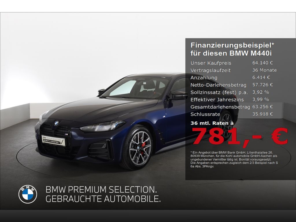 Bild des Angebotes BMW M440i xDrive Gran Coupe M Sport Pro Glasdach Har