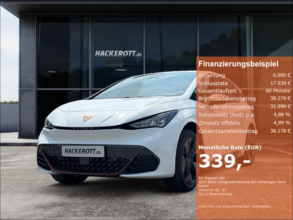 Bild des Angebotes Cupra Born 170 kW (231 PS) 60 kWh GJR, Sennheiser Soun