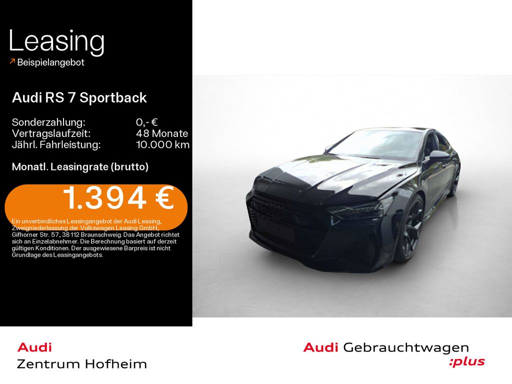 Bild des Angebotes Audi RS 7 Sportback performance*305 km/h*Keramik*HUD*