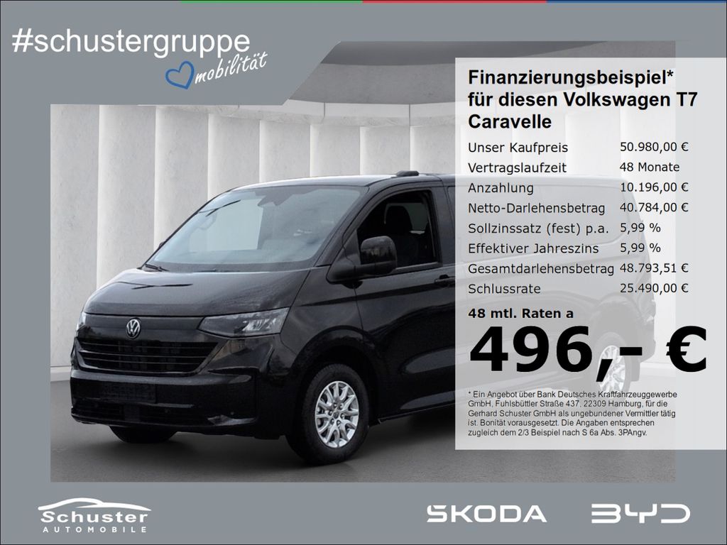 Bild des Angebotes Volkswagen T7 Caravelle LR Life 9-Sitze TDI*DSG Tempo R-Kam