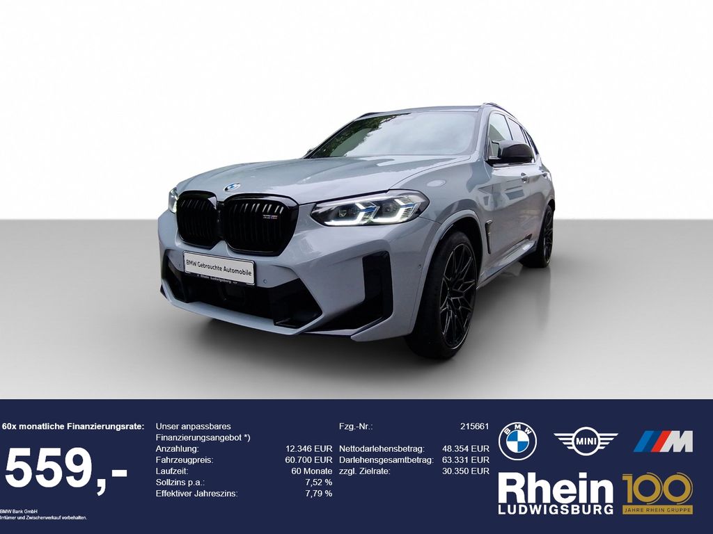 BMW X3 M Competition M Sport HeadUp Pano Laser H&K P