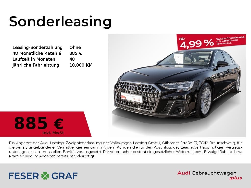 Bild des Angebotes Audi A8 50 TDI qu.,HD-Matrix,Pano,Leder,HuD,Memory