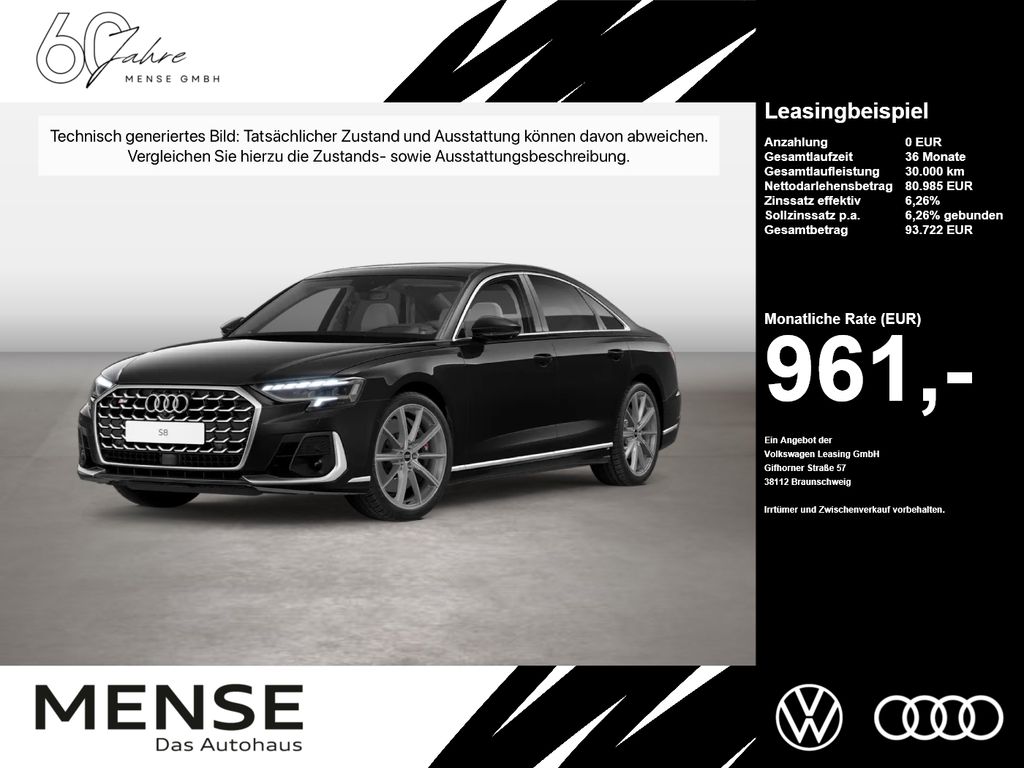 Bild des Angebotes Audi S8 quattro tiptronic Matrix HUD Pano Standhzg LM