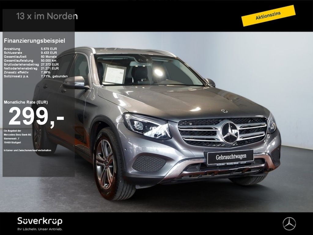 Bild des Angebotes Mercedes-Benz GLC 250 4M Navi LED AHK Kamera Distr Leder Spur