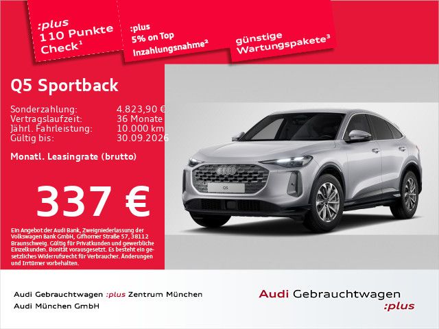 Bild des Angebotes Audi Q5 Sportback TDI qu. S tronic LED/ACC/Navi+/Kame