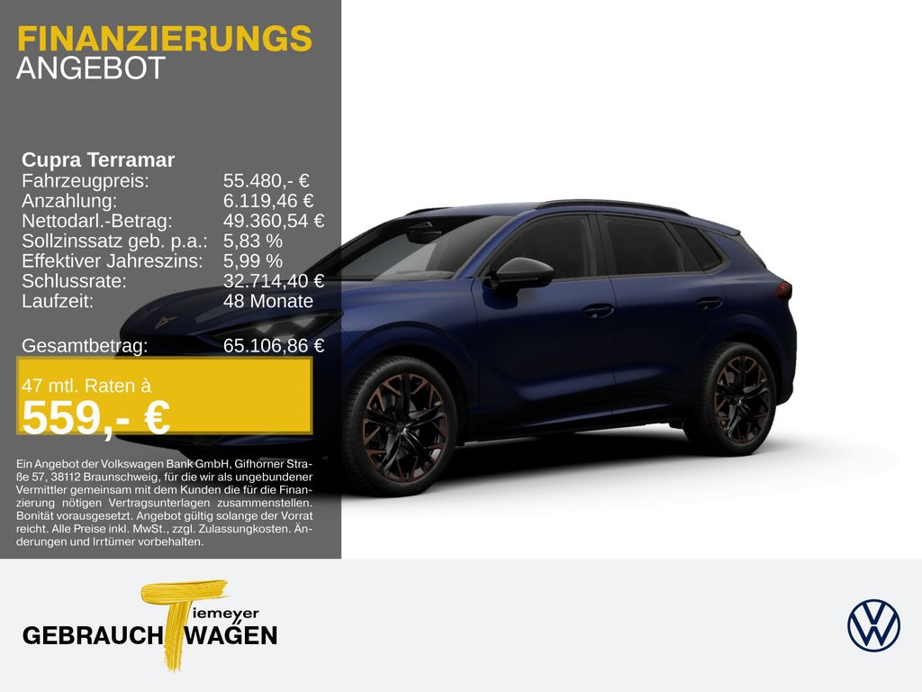 Bild des Angebotes Cupra Terramar 2.0 TSI DSG VZ 4DRIVE AREA VIEW NAVI Hu