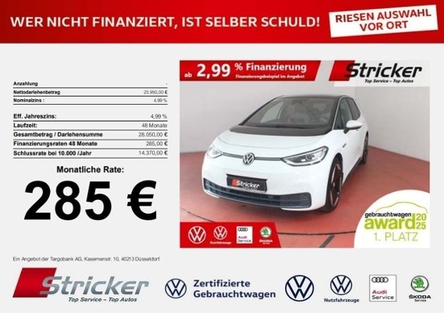 Bild des Angebotes Volkswagen ID.3 Family 150/58 285,-ohne Anzahlung Navi AHK