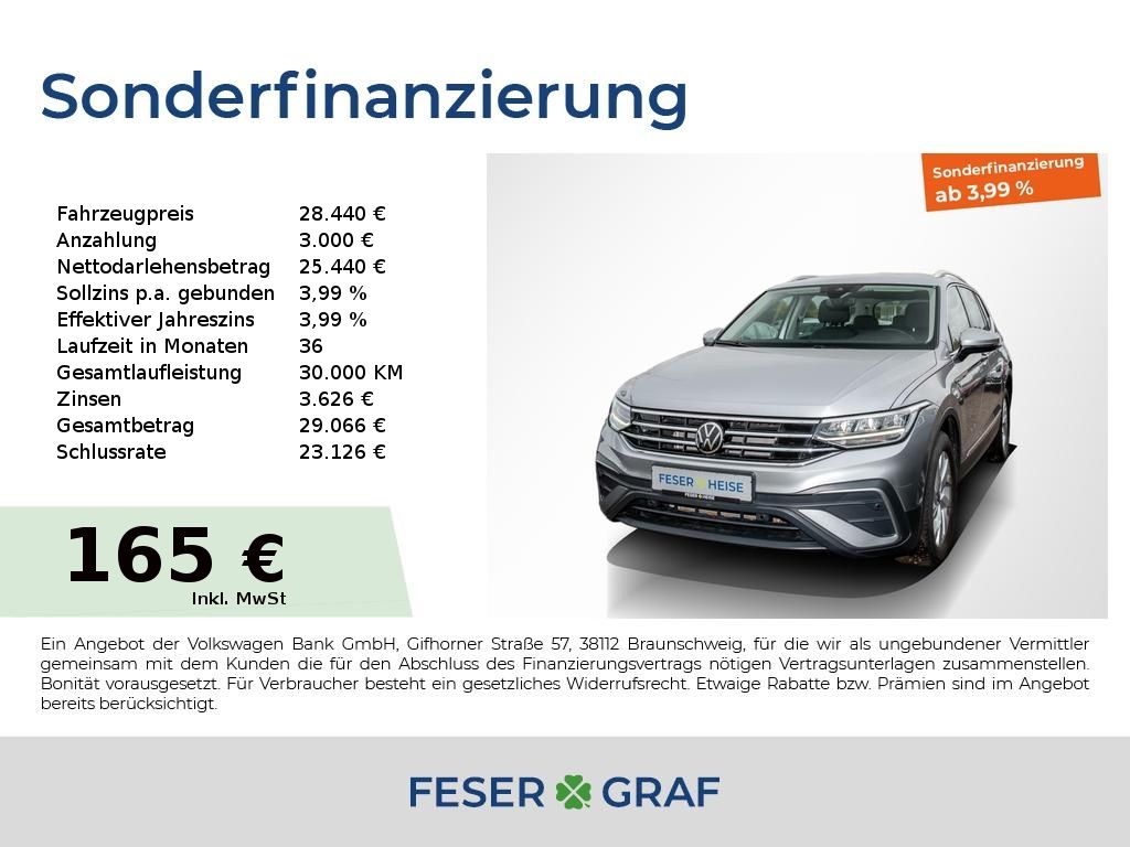 Bild des Angebotes Volkswagen Tiguan Allspace 1.5 TSI DSG Life AHK*Navi*SHZ*VC