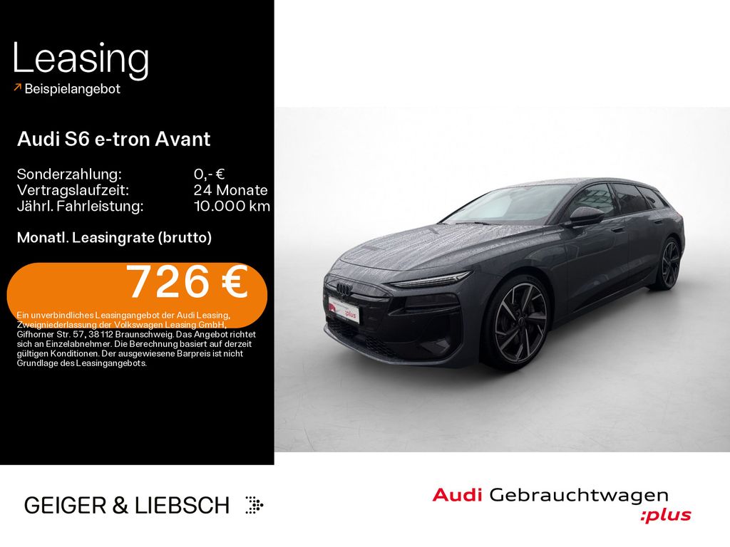 Bild des Angebotes Audi S6 Avant e-tron*MATRIX*STHZG*HUD*AHK*PANO*SHZ*B&