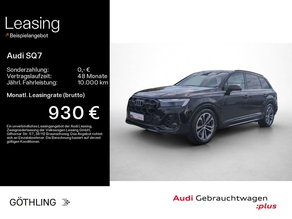 Bild des Angebotes Audi SQ7*Matrix*HUD*B&O*Pano*360cam*air**Navi*virtual