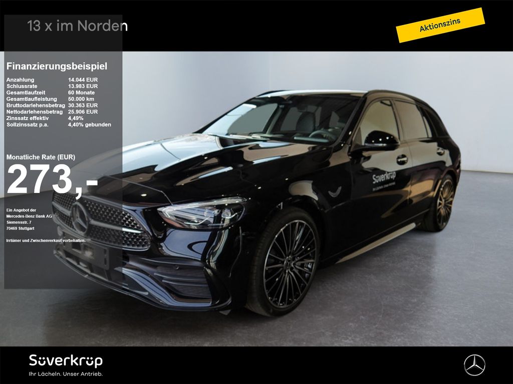 Bild des Angebotes Mercedes-Benz C 180 T-Modell AMG NIGHT MEMO 360 AHK DISTR SPUR