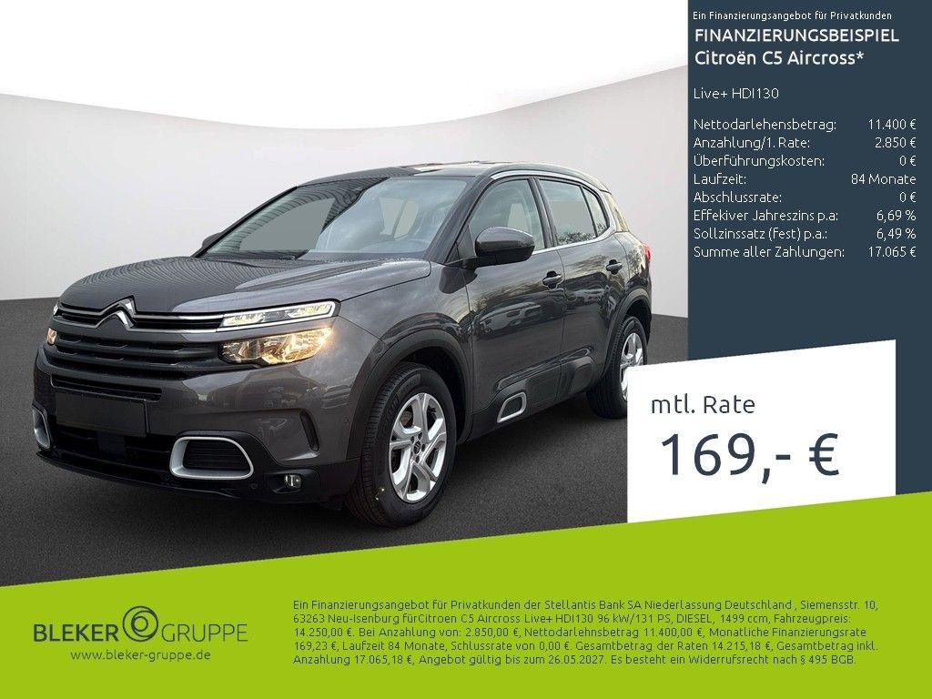 Bild des Angebotes Citroën C5 Aircross Live+ 130HDI KLIMA+SITZHZ+PDC