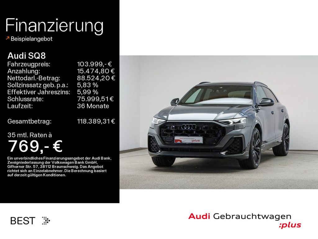 Bild des Angebotes Audi SQ8 TFSI*LASER*NACHTSICHT*PANO*AHK*STHZG*23ZOLL*