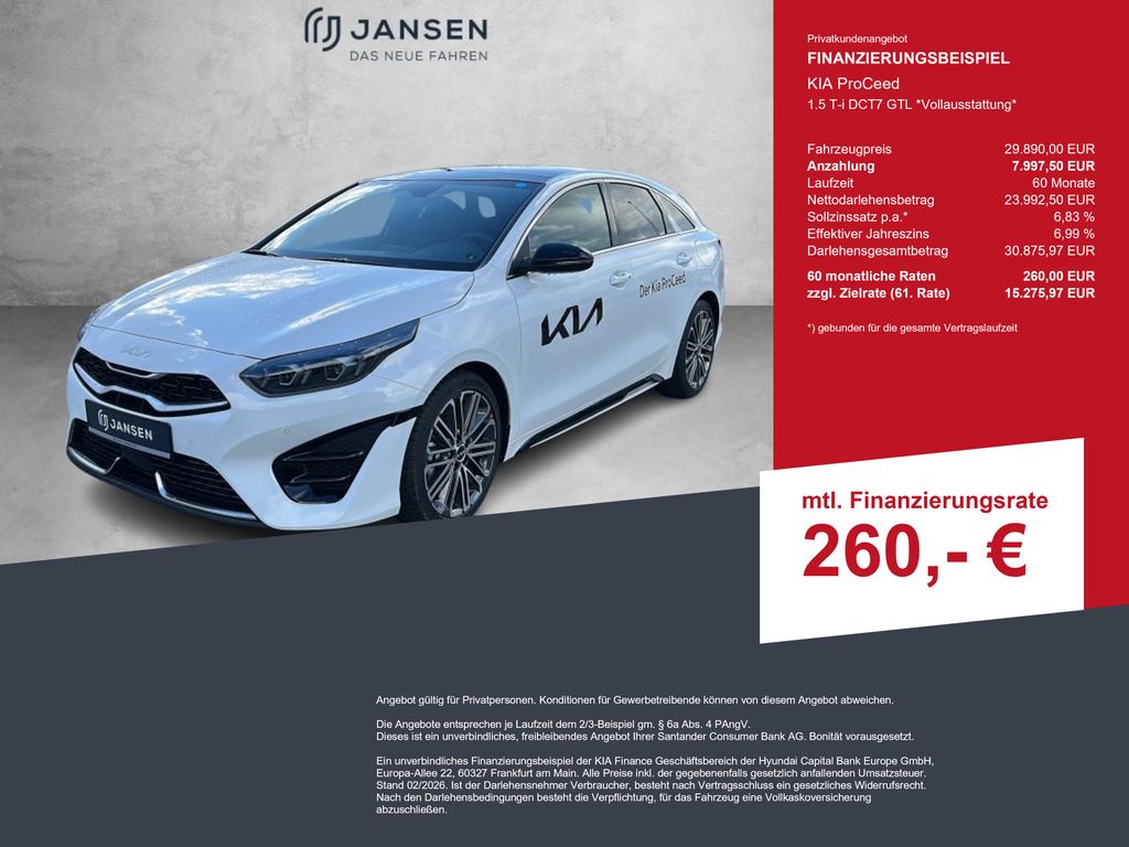 Bild des Angebotes Kia ProCeed 1.5 T-i DCT7 GTL *Vollausstattung*