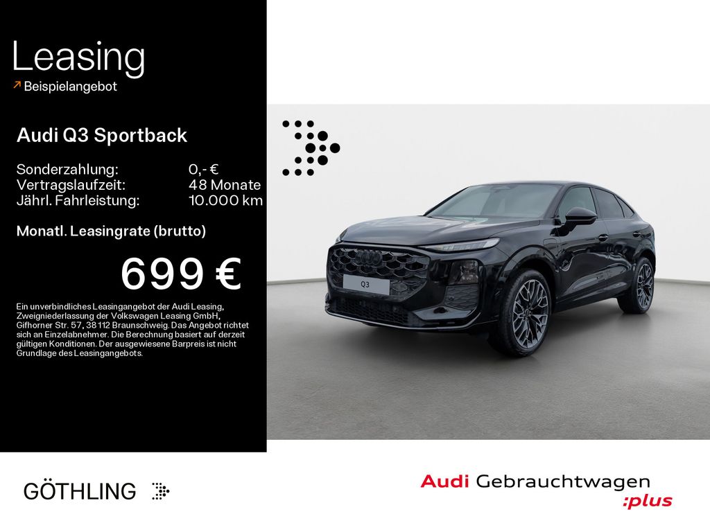 Bild des Angebotes Audi Q3 Sportback e-hybrid S line 200 kW S tronic *Ma
