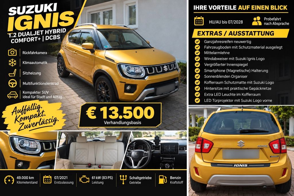 Bild des Angebotes Suzuki Ignis 1.2 Dualjet Hybrid Comfort+ | DCBS