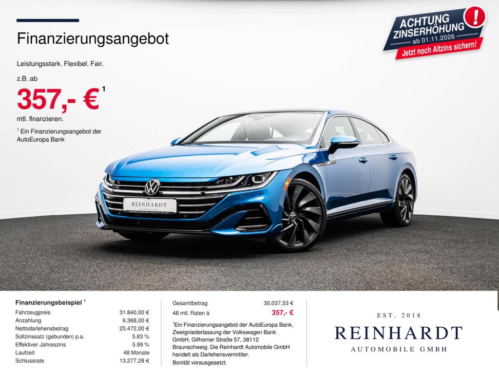 Volkswagen ARTEON LIMOUSINE 2.0TSi R LINE 4M IQ-L/ACC/PANO